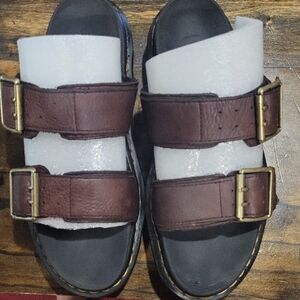 DR MARTEN Brown Sandals WOMEN'S SZ 9.5